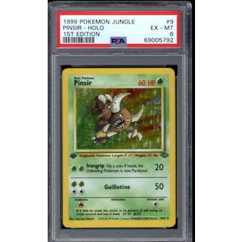 Pokemon Jungle 1st Edition Pinsir 9/64 PSA 6
