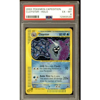 Pokemon Expedition Cloyster 8/165 PSA 6