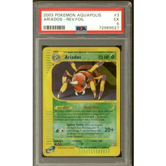 Pokemon Aquapolis Ariados 3/147 PSA 5