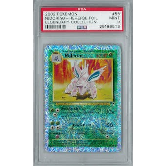Pokemon Legendary Collection Reverse Foil Nidorino 56/110 PSA 9