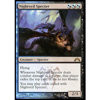 Magic the Gathering Gatecrash Single Nightveil Specter FOIL - NEAR MINT (NM)