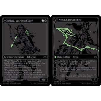 Magic the Gathering SDCC 2015 Exclusive Promo Nissa, Vastwood Seer LIGHTLY PLAYED (LP)