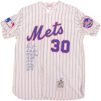 Nolan Ryan Autographed New York Mets Limited Career Stat Cooperstown Jersey (Steiner)