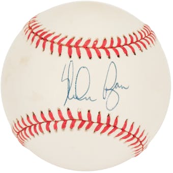 Nolan Ryan Autographed Texas Rangers Official MLB Baseball (Scoreboard)