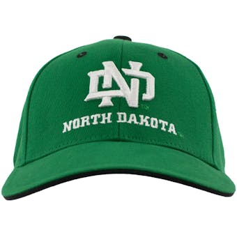 North Dakota Fighting Hawks Top Of The World Classic Green Adjustable Hat (Adult One Size)