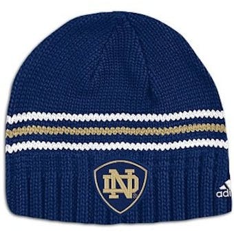 Notre Dame Fighting Irish Adidas Cuffless Skully Knit Hat (One Size Fits All)