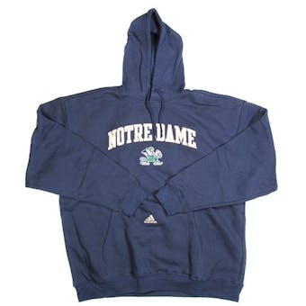 Notre Dame Fighting Irish Adidas Navy Game Day Performance Hoodie (Adult Medium)