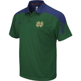 Notre Dame Fighting Irish Adidas Green Premier Performance Polo Shirt (Adult X-Large)