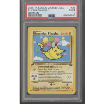 Pokemon Pokemon World Collection Promo German Fliegendes Pikachu 25 PSA 9
