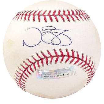 Nate Schierholtz Autographed Baseball (Stained) (DACW COA)