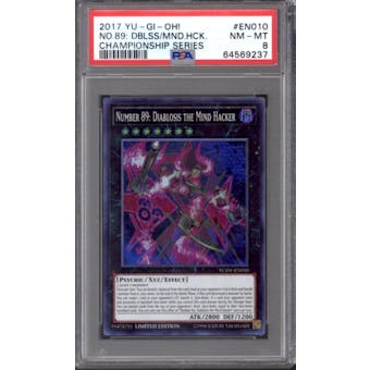 Yu-Gi-Oh Championship Series Number 89: Diablosis the Mind Hacker YCSW-EN010 PSA 8