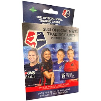 2021 Parkside NWSL Trading Cards Premier Edition Soccer Hanger Box (Lot of 6)