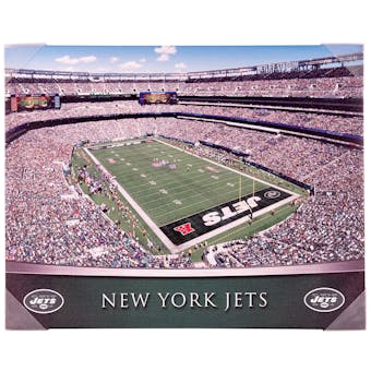 New York Jets Artissimo Gradient MetLife Stadium 22x28 Canvas