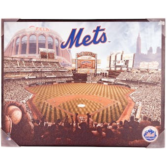 New York Mets Artissimo Glory Citi Field Stadium 28x22 Canvas
