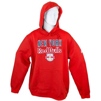 New York Red Bulls Adidas Red Playbook Hoodie (Adult S)