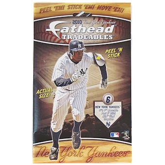 Fathead New York Yankees 2010 Team Set Tradeables (Lot of 10) (Jeter, Rivera, Sabathia)