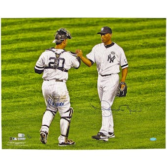 Mariano Rivera & Jorge Posada Autographed NY Yankees 16x20 Photo #15/20 (Steiner)