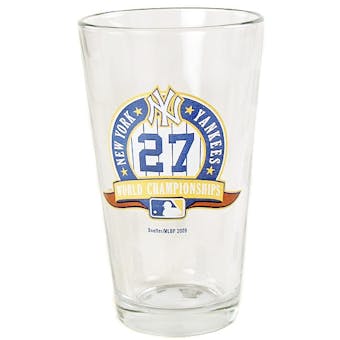 Boelter 16 OZ NY Yankee 27X Champ Pint Glass