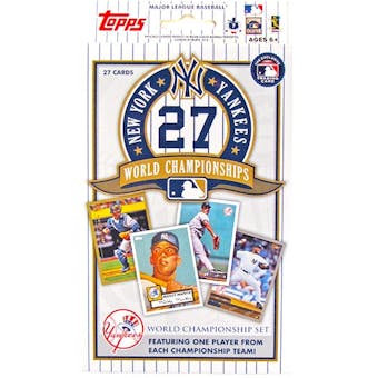 2010 Topps New York Yankees Baseball 27 World Championships Set