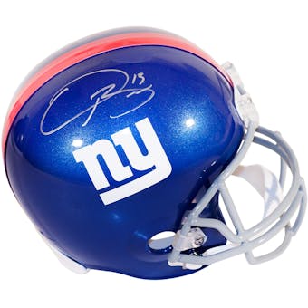 Odell Beckham Jr. Autographed New York Giants Full Size Helmet (Steiner)