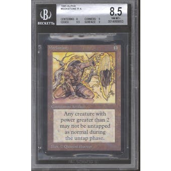 Magic the Gathering Alpha Meekstone BGS 8.5 (8, 9, 9.5, 9) MINT except for centering!