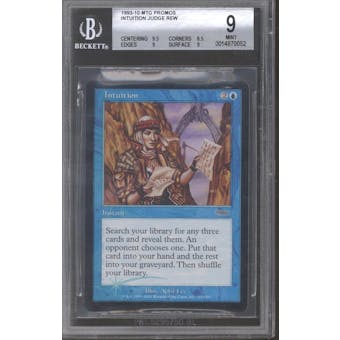 Magic the Gathering Promo Judge Foil Intuition BGS 9 (9.5, 8.5, 9, 9)