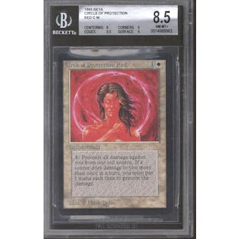 Magic the Gathering Beta Circle of Protection: Red BGS 8.5 (8, 9.5, 9, 9)