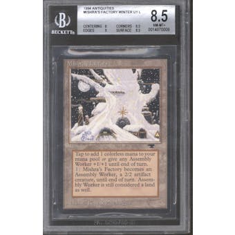 Magic the Gathering Antiquities Mishra's Factory (Winter) BGS 8.5 (8, 8.5, 9, 8.5)