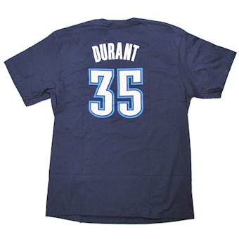 Kevin Durant Oklahoma City Thunder Navy Adidas Gametime T-Shirt (Adult L)