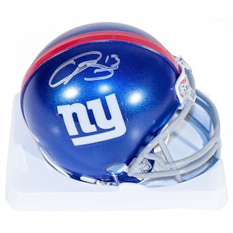 Odell Beckham Jr. Autographed New York Giants Mini Helmet (JSA)