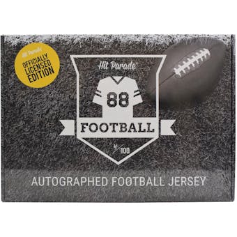 2020 Hit Parade Autographed OFFICIALLY LICENSED Football Jersey - Series 5 - 10-Box Hobby Case - Rodgers!