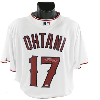 Shohei Ohtani Autographed Los Angeles Angels Official Majestic Jersey (MLB Authenticated)