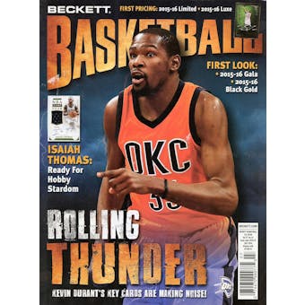 2016 Beckett Basketball Monthly Price Guide (#286 July) (Kevin Durant)
