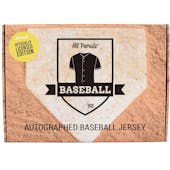 2022 Hit Parade Autographed Officially Licensed Baseball Jersey - Series 1 - Hobby 10-Box Case - Mahomes!!