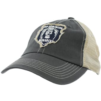 Old Dominion Monarchs Top Of The World Slated Gray Snapback Hat (Adult One Size)