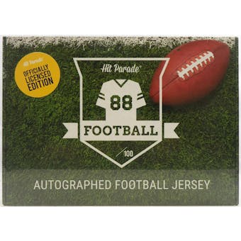 2020 Hit Parade Autographed OFFICIALLY LICENSED Football Jersey Hobby Box - Series 2 - Patrick Mahomes!!