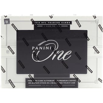 2018 Panini One Football Hobby Box