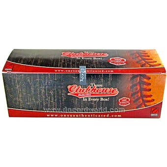 2012 Onyx Clubhouse Collection Baseball Hobby 3-Box Case