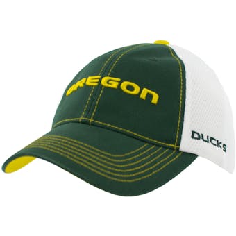 Oregon Ducks Top Of The World Calamity Green & White Adjustable Hat (Adult One Size)