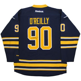 Ryan O'Reilly Autographed Buffalo Sabres Large Blue Hockey Jersey