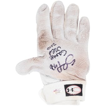 Pablo Sandoval Autographed and Game Used Batting Glove with Inscription