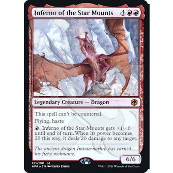 Magic the Gathering Forgotten Realms AFR Ampersand Promos Inferno of the Star Mounts NEAR MINT (NM)