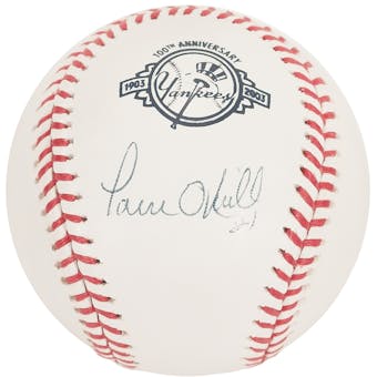 Paul O'Neill Autographed New York Yankees 100th Anniversary Official MLB Baseball (PSA)