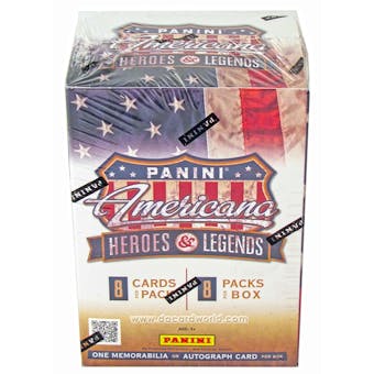 2012 Panini Americana Heroes & Legends 8-Pack Box (10-Box Lot)