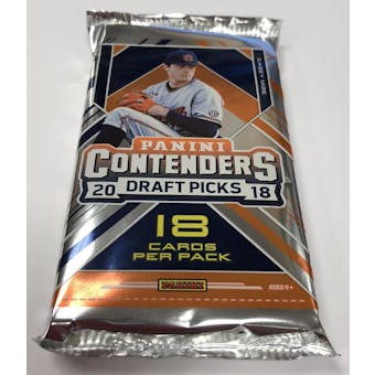 2018 Panini Contenders Draft Picks Baseball Hobby Pack