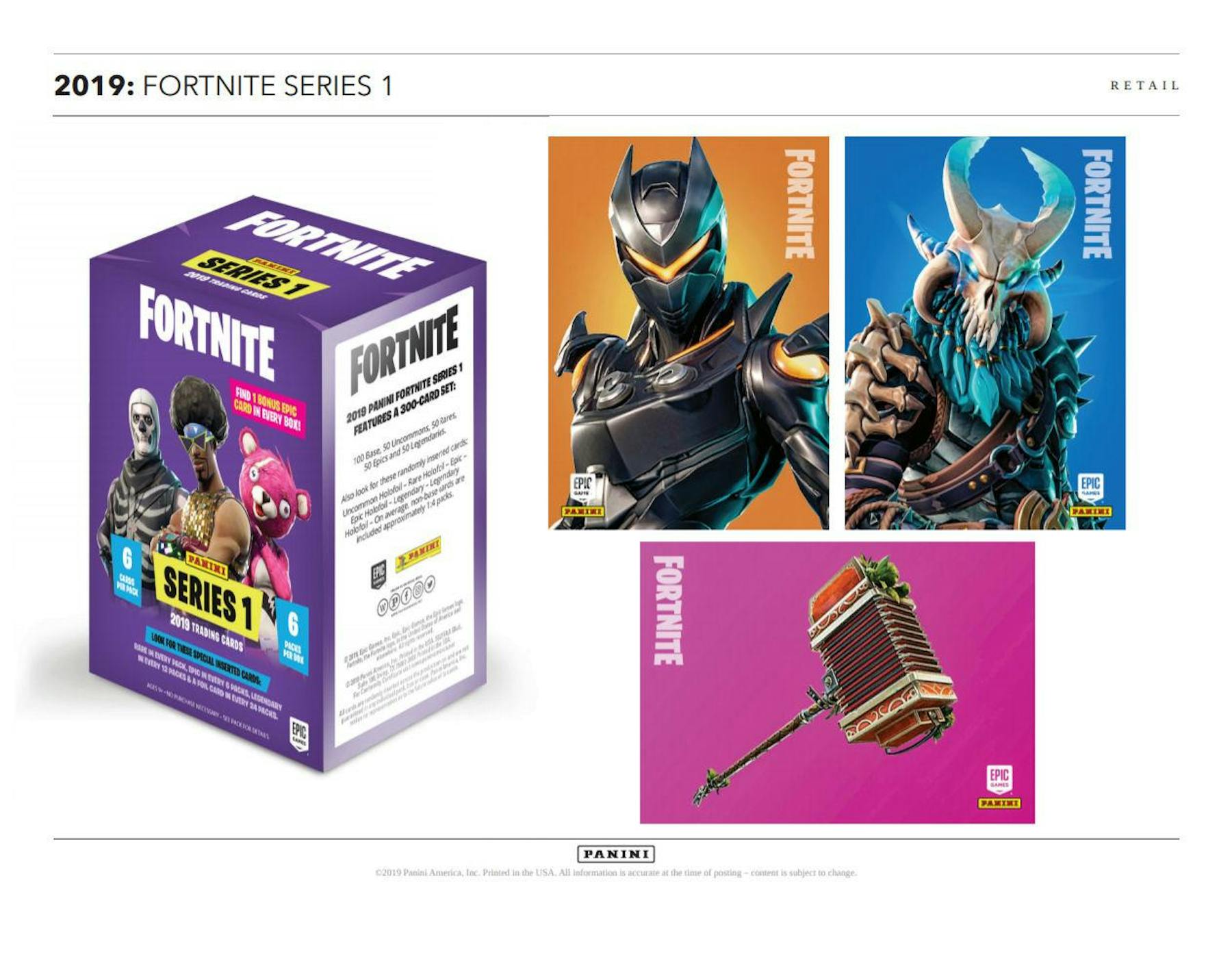 Fortnite Series 1 Trading Cards Blaster Box (Panini 2019) (Presell) | DA Card World