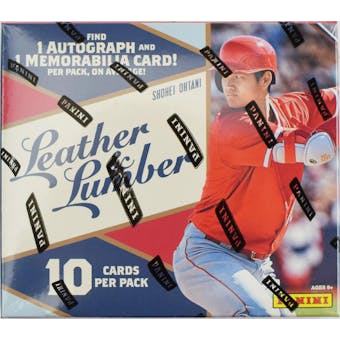 2019 Panini Leather & Lumber Baseball Hobby Pack