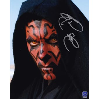 Ray Park Autographed Darth Maul Face 8x10 Star Wars Photo