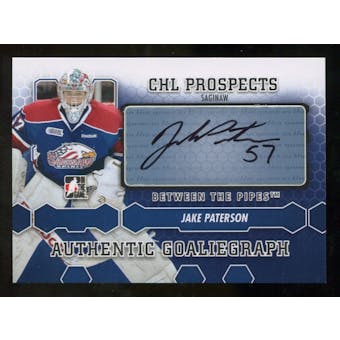 2012/13 In the Game Between The Pipes Autographs #AJP Jake Paterson Autograph