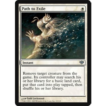 Magic the Gathering Conflux Single Path to Exile Foil